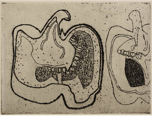 M322【英国】普鲁内拉·克劳夫(Prunella Clough)抽象绘画图库