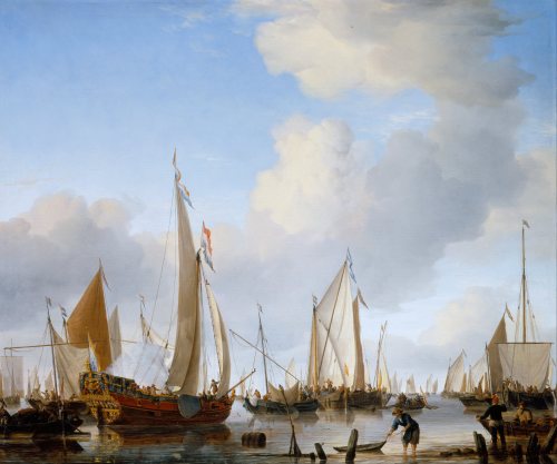 T079【荷兰】小威廉·凡·德·维尔德 willem van de velde油画