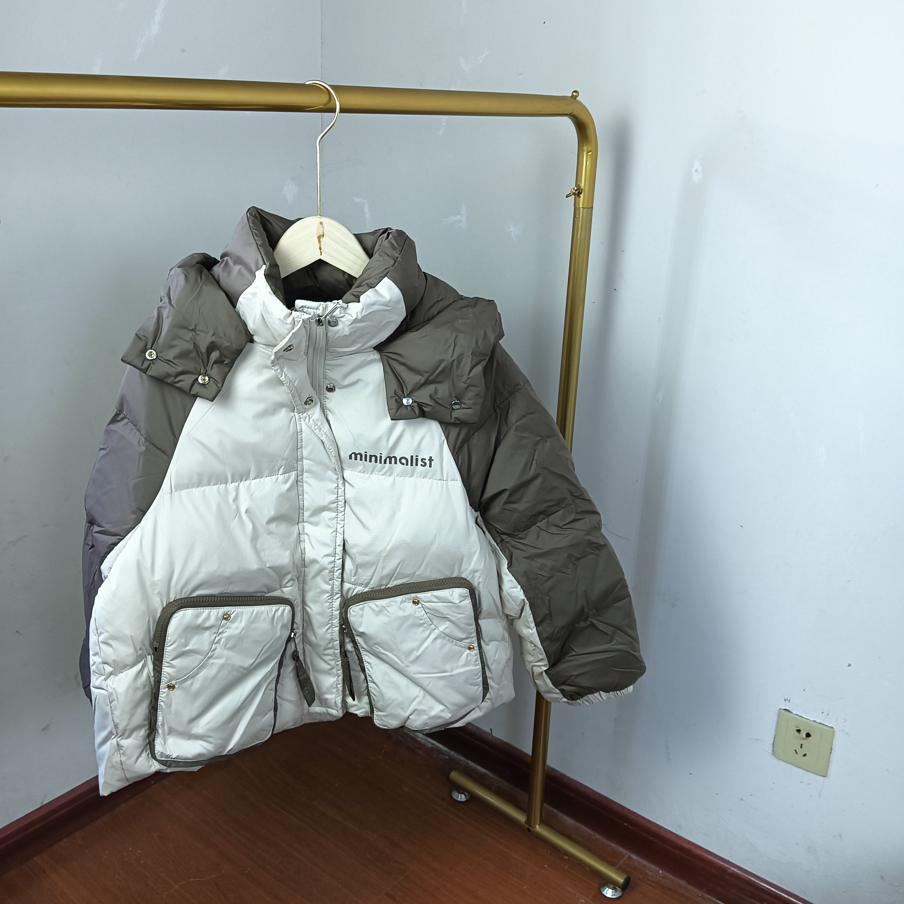 儿童羽绒服男童女童中款加厚保暖白鸭绒外套中大童装冬季羽绒服