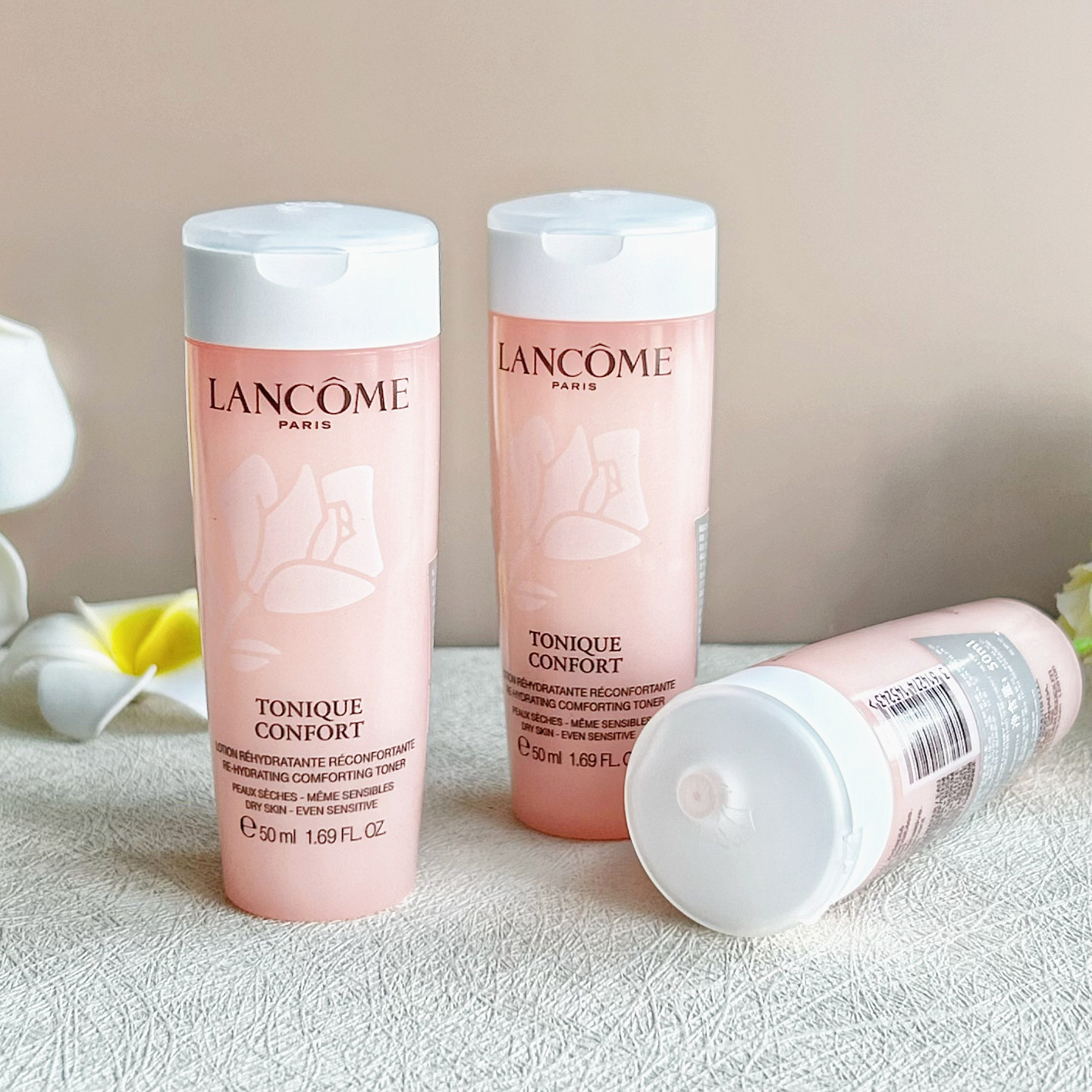 兰蔻粉水清滢玫瑰柔肤水化妆水干皮补水保湿滋润舒缓爽肤水中小样