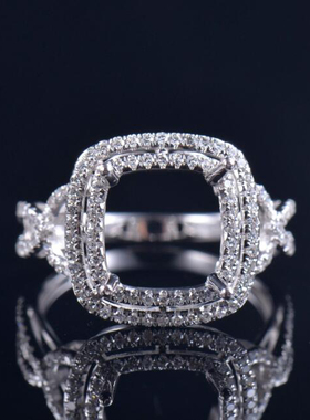 Fay Jewelry 个性定制钻石戒指空托（925银/10K/14K/18K/PT950）