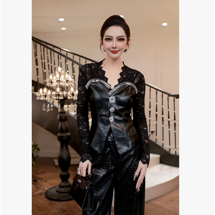 【FUNANI】 轻奢法式高级感重工原创设计感 上衣 X2530747A