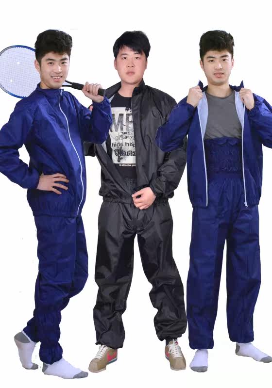 男爆汗服暴汗裤出汗服套装健身跳操跑步桑拿服运动服加大艺体