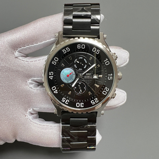 【品牌捡漏】意大利圣马可多功能石英男表时尚商务精钢防水男腕表