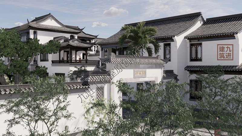 中式风格乡村别墅农村自建房设计设计素材/源文件