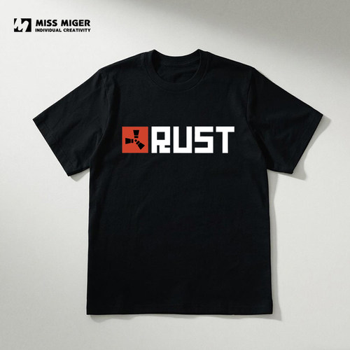 腐蚀Rust短袖游戏周边纯棉圆领宽松T恤可来图定制男女打底衫T恤