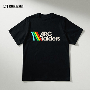 ARC Raiders穹顶突击队游戏周边纯棉圆领打底衫男女青少年印图T恤