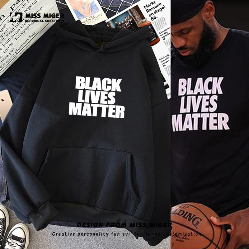 篮球罢赛训练black lives matter休闲运动卫衣詹姆斯哈登秋冬外套