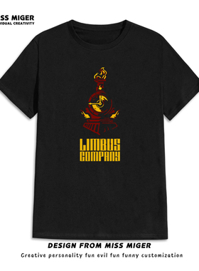边狱巴士公司衣服动漫游戏周边T恤男Limbus Company短袖可来图定T