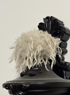 「路过的鸟儿终将栖息在这个巢穴」颜色超好看的毛绒绒大肠发圈