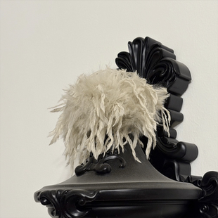 「路过的鸟儿终将栖息在这个巢穴」颜色超好看的毛绒绒大肠发圈