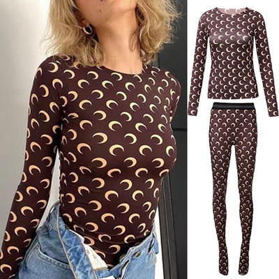 高版本防晒圆领情侣长袖印花