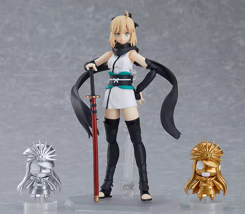 figma saber冲田总司dx豪华版fate go可动手办模型正品全新现货