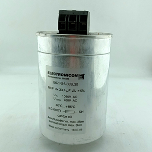E62.r16-333l30 薄膜电容器 760vac 33.4uf electroncion 1080v