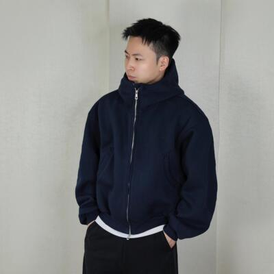 重磅500g美式高街短款卫衣