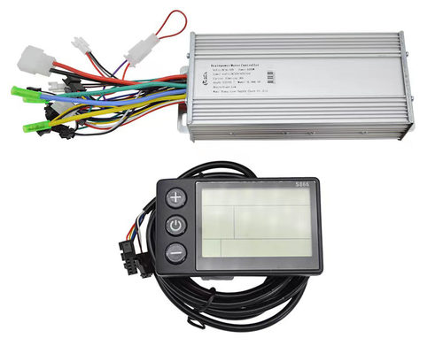 36v48v60v350w500w1000w电动车改装866液晶仪表控制器山地车助力