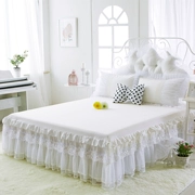 Bộ giường ngủ bốn mảnh giường đơn cotton giường đôi 2 m 2,2 m 1,8 m phòng ngủ - Váy Petti