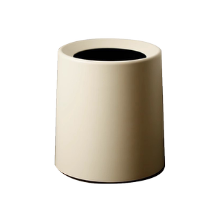 客厅垃圾桶家用轻奢高颜值大容量卧室奶油风厨房卫生间纸篓收纳桶