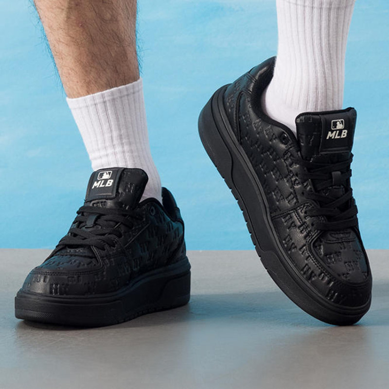 国内现货MLB25年新款浮雕老花满标增高鞋休闲学长板鞋3ASXE015N,运动鞋new,运动休闲鞋,淘宝优惠券,粉丝福利购,淘宝优惠卷