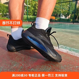 安踏风洞6篮球鞋实战防滑耐磨减震男子2025冬运动鞋男112541603Q