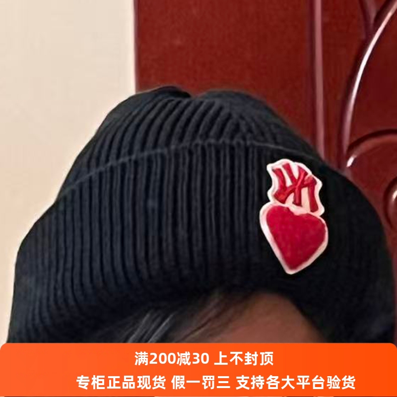 MLB针织帽男帽女帽刺绣爱心NY运动帽保暖毛线帽3ABNM1026