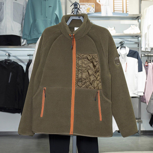 安踏保暖加绒卫衣男装针织茄克2025冬新款加厚抓绒外套152546704