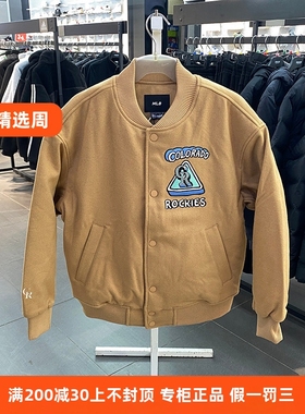 国内专柜MLB男女情侣冬季新款复古休闲棒球服夹克外套潮3AJPC0124