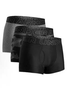 安德玛UATech Boxerjock男子3英寸运动休闲内裤-3条装1387419