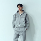 印花复古重磅蓬松廓形空气层立体卫衣套装 KADAKADA 我爱音乐