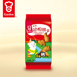 嘉顿动物饼干BB熊手指饼100g儿童花占磨牙棒辅食零食品雪花酥烘焙