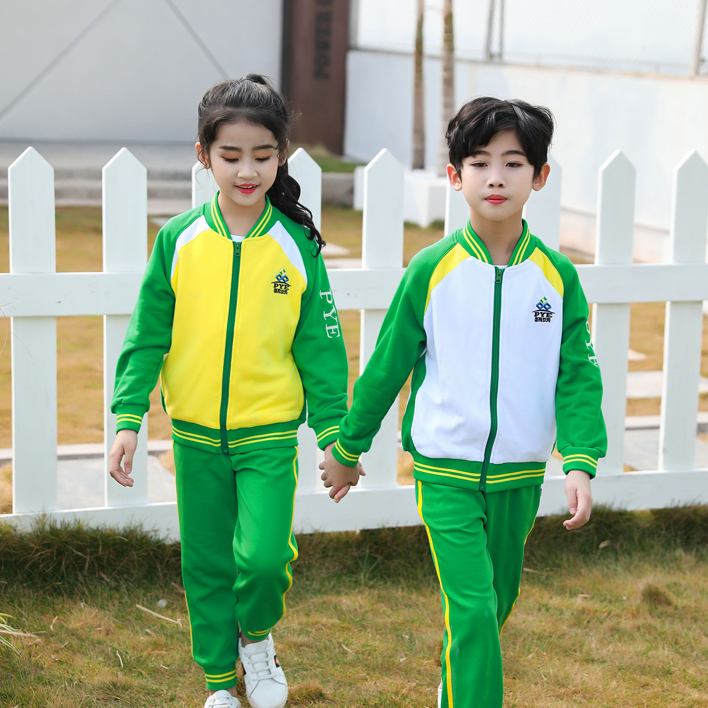 广州番禺区校服小学生班服纯棉秋