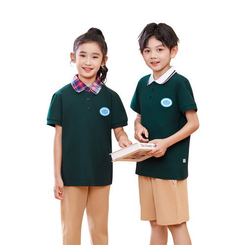 小学生校服秘鲁棉，透气清爽