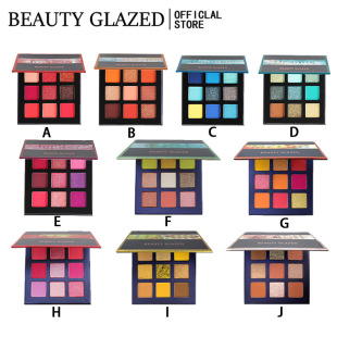 眼影土豆泥珠光同款 现货beauty glazed 9色新品 多色眼影盘九宫格