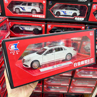 车致仿真1/24福特猛禽F150警车奔驰e300合金越野车模型摆件科迈罗