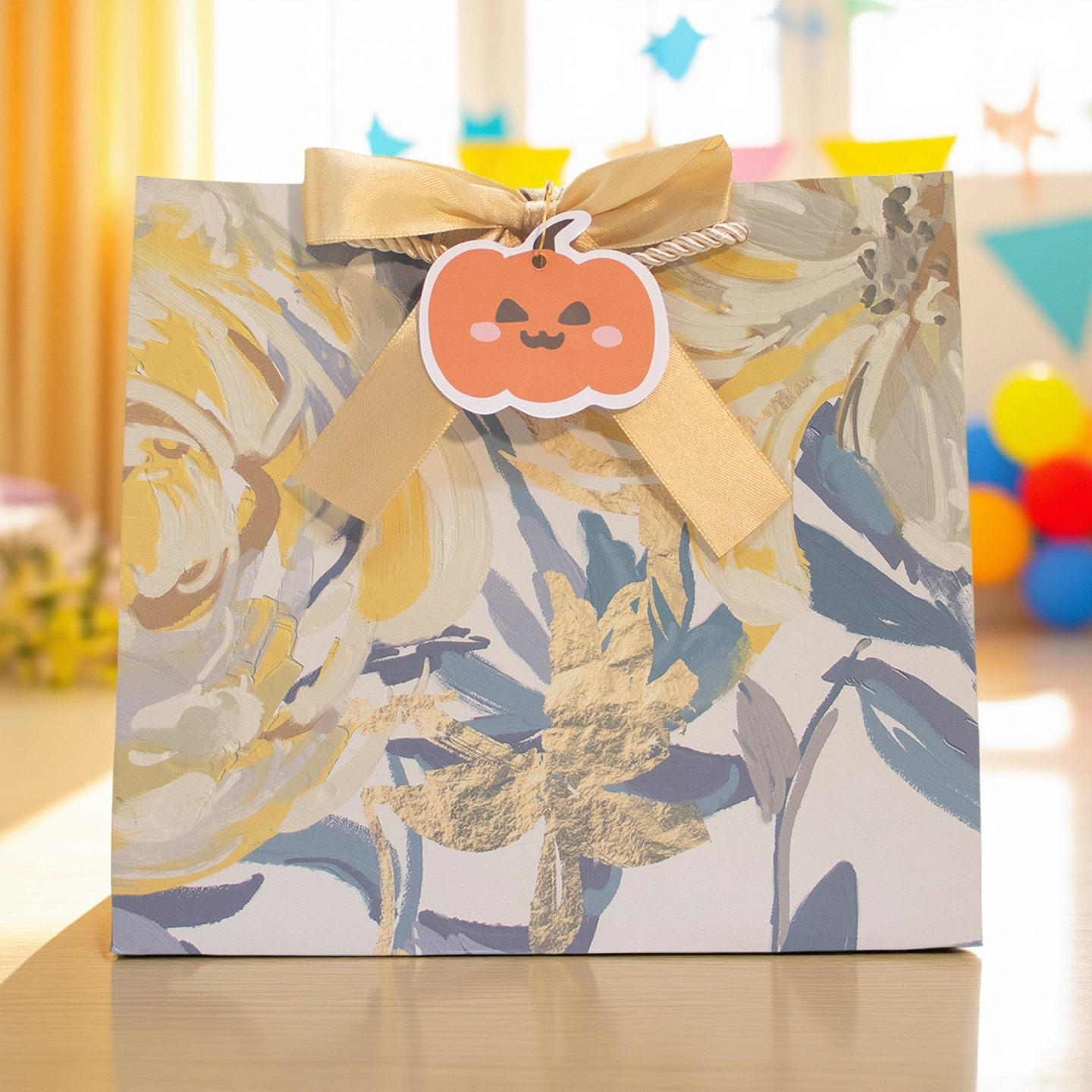 新款万圣节礼品袋高级感糖果包装袋蛋黄酥烘焙伴手礼袋高档手提袋