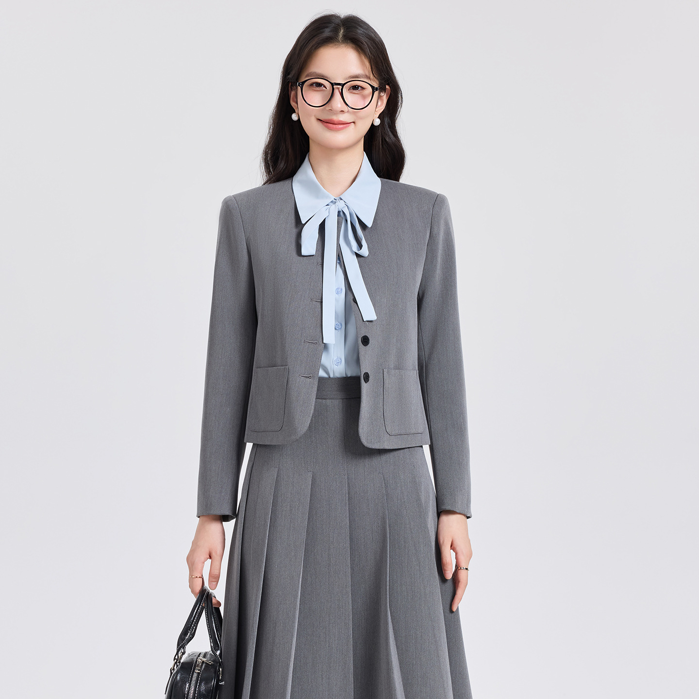 学院风一整套正装大学生教资考公面试演讲比赛服装女正式场合