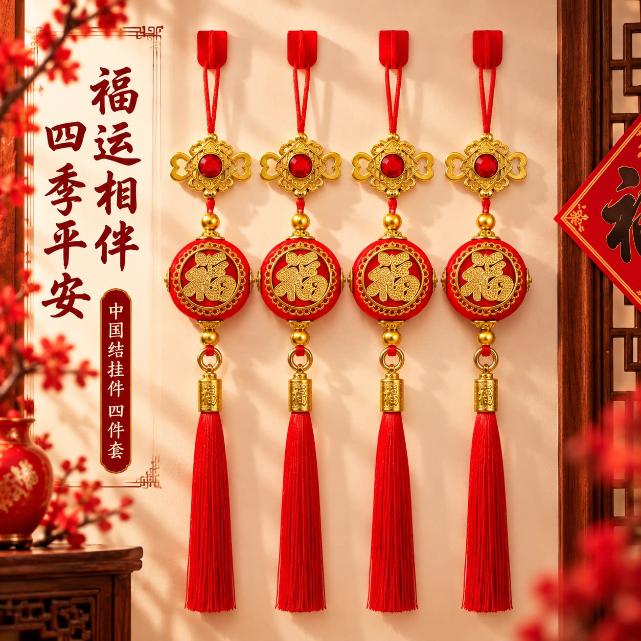 【一对装】手工编织中国结挂件新中国结