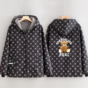 秋冬新款 围裙防污耐脏餐饮上班专用工作服保暖外套干活家用女 长袖