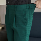 长期做~华夫格高级感格子西裤松紧腰小脚商务休闲裤男XK7791-P68,男装西裤,电商A213,电商基地 长期做~华夫格高级感格子西裤松紧腰小脚商务休闲裤男XK7791-P68,男装西裤,电商A213,电商基地