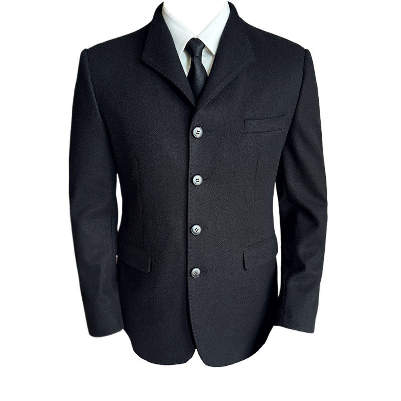 秋冬高级感加厚毛呢个性燕子领西服外套男休闲西装DX8823-P155,男装西服,电商A213