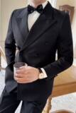 高级感戗驳领双排扣华夫格西服外套男西装DX6601-P137，男装西服，电商A213