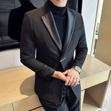 拼色领~结婚西服套装男礼服塔士多西装两件套LJT670-P257，男装西服套装，电商A213