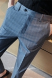 长期做~拉伸腰围高品质男士条纹休闲西裤修身长裤XKA35-P78，男装西裤，电商A213