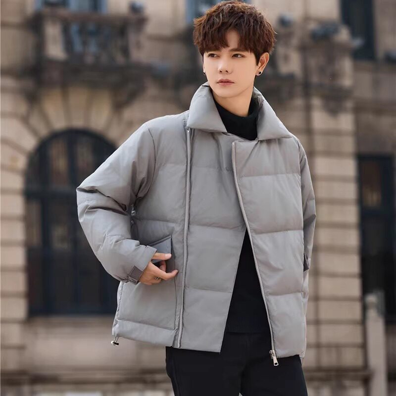 有报告和各尺码充绒量~西装领轻薄羽绒服白鸭绒YR22020-P263,男装羽绒服,电商A213