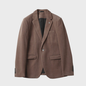 肌理纹高级感男暗条纹毛呢休闲西服外套妮子西服加厚DX6952-P155图片