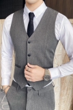 S-7XL-主推-伴郎服兄弟装男婚礼西装马甲英伦修身马甲DMJ102/P55，男装西服套装，电商A213