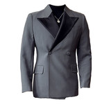 高级感品质面料~结婚西服男礼服塔士多戗驳领西装上衣DX668-P167，男装西服套装，电商A213