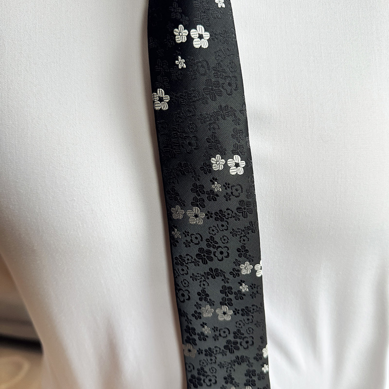 懒人领带质感花色领带男正装商务英伦窄版领带男西装领带LD05-P15，男装西服套装，电商A213