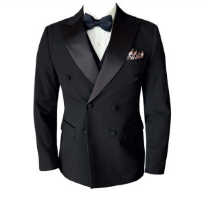 新郎结婚礼服主持人宴会西服套装双排扣塔士多西装SJT9011-P265图片