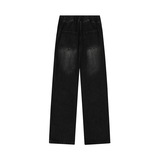 港风平铺2026春季松紧腰百搭直筒裤牛仔裤GY2507P50控78，男装牛仔裤，电商B329